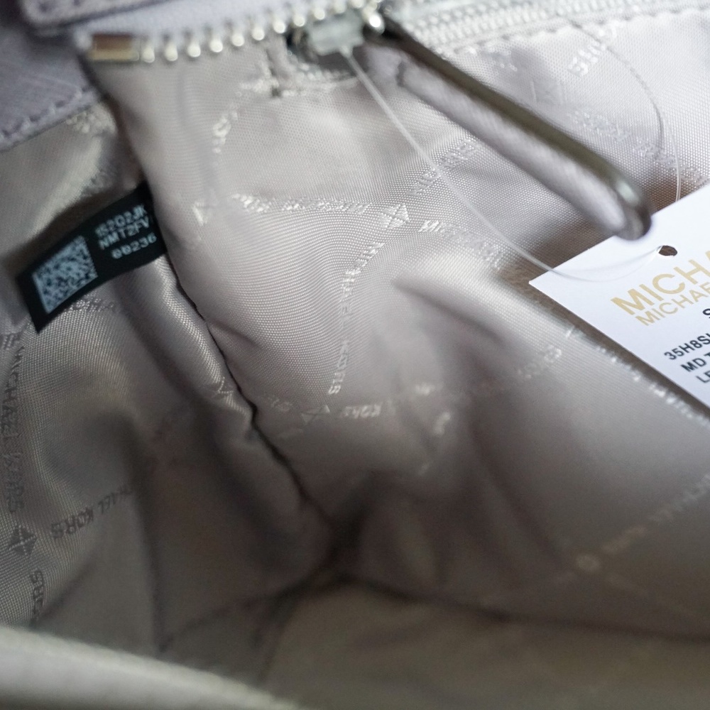 Michael Kors Selma Medium Satchel Bag Lilac - Picture 7 of 8